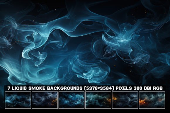 7 Abstract Liquid Smoke Dark Backgrounds: A Design Deep Dive