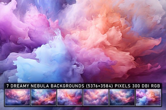 7 Dreamy Nebula Backgrounds: Cosmic Textures for Designers