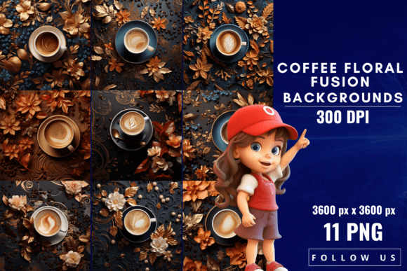 Blending Aroma and Aesthetics with Coffee Floral Fusion