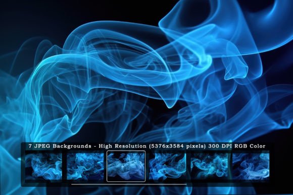 Blue Black Smoke Textures: A Modern Design Staple