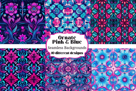 Blue Pink Seamless Backgrounds: Beyond the Basic Backdrop
