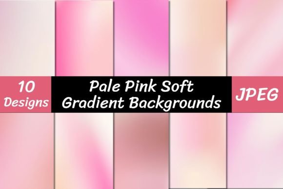 Pale Pink Gradient Backgrounds for Modern Design