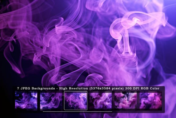 Purple Black Smoke on Black: A Dramatic Digital Paper Texture