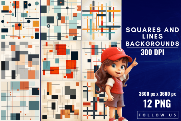 Squares and Lines Backgrounds: A Foundation for Modern Design