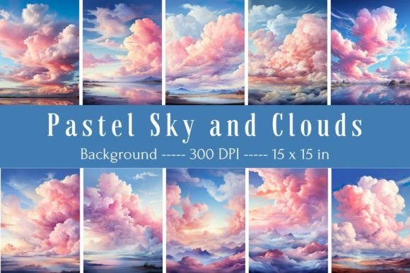 The Gentle Power of Pastel Sky and Clouds Backgrounds