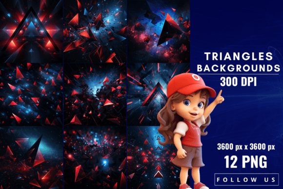 Triangles Backgrounds: Modern Geometric Design Assets