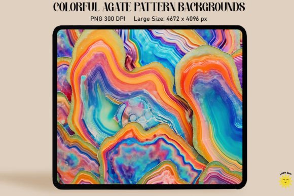Unleashing Creative Energy with Rainbow Glitter Agate Backgrounds