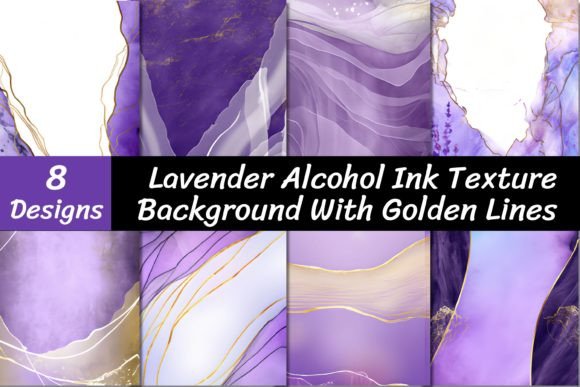 Unlocking Creativity with Lavender Alcohol Ink Texture Backgrounds