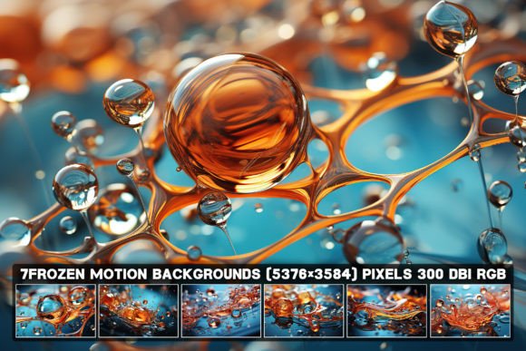 Unlocking Dynamic Visuals with Abstract Frozen Motion Backgrounds